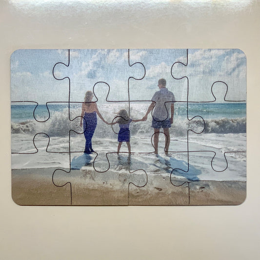 Personalised Wooden Interlocking Picture, Range of Sizes Available, Perfect Gift for any Occasion, 12,30,36,60 or custom interlocking pieces Available